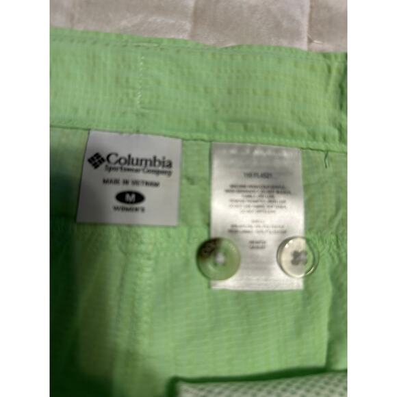 Columbia PFG Omnishade Skort Size Medium Eagle Eye Green Zip Outdoor Hiking NWT - Picture 4 of 9